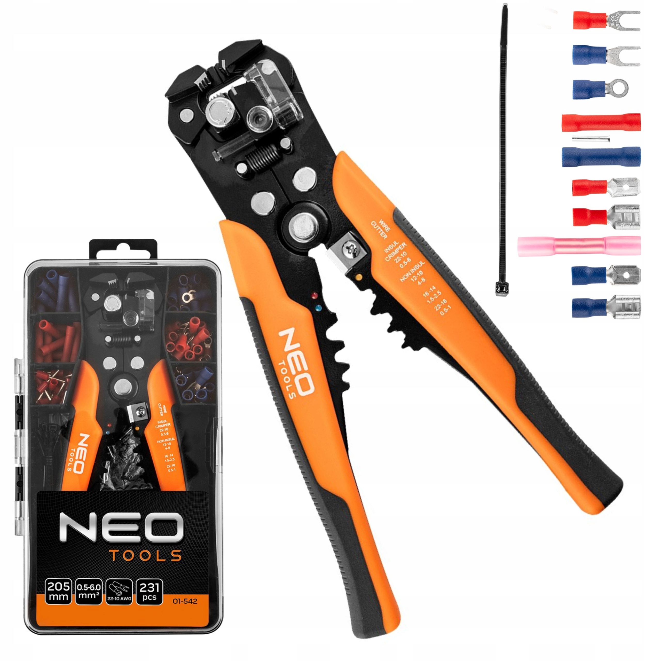 

Neo Auto Ściągacz Izolacji 200mm Czołowy +konektor