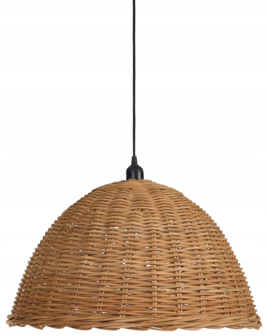 Závesná lampa Bengo Prírodný ratan