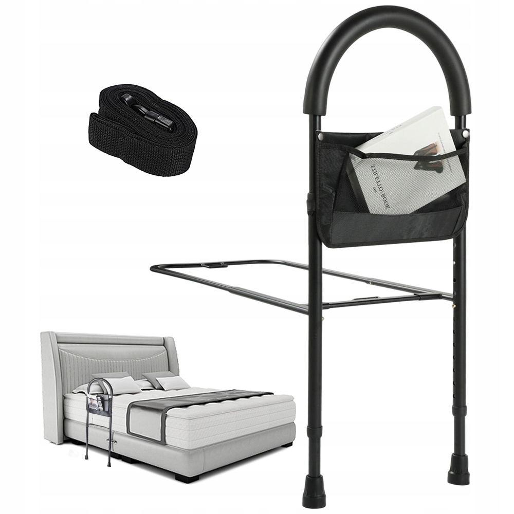 Barierka Zabezpieczająca Uchwyt Boczny Podpora Poręcz Do Łóżka Dla Seniorów