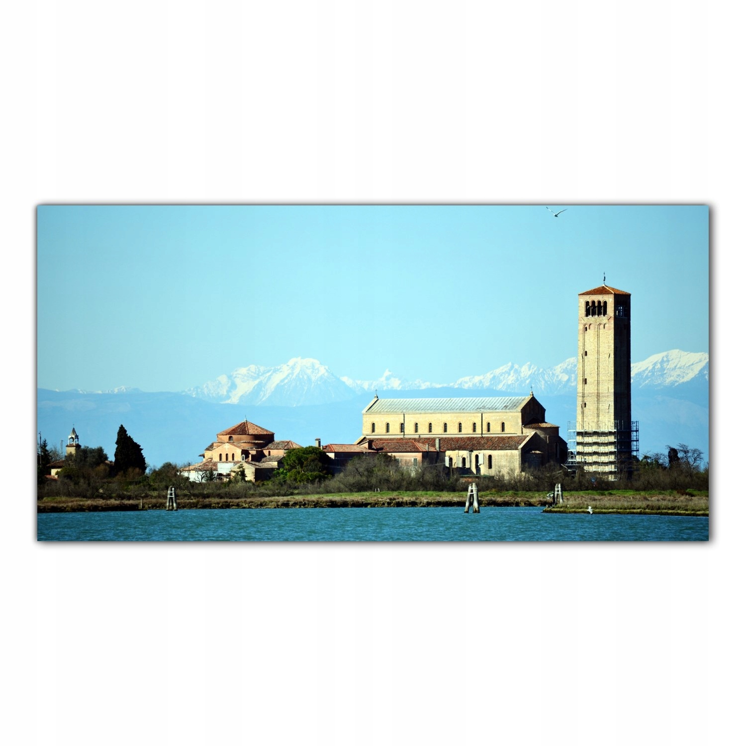 

Obraz Szklany Foto-obraz Wyspa Góry Wieża 120x60