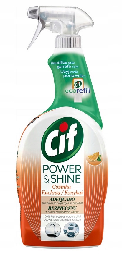 

Cif Power spray 750ml przeciw tłuszczowy kuchnia