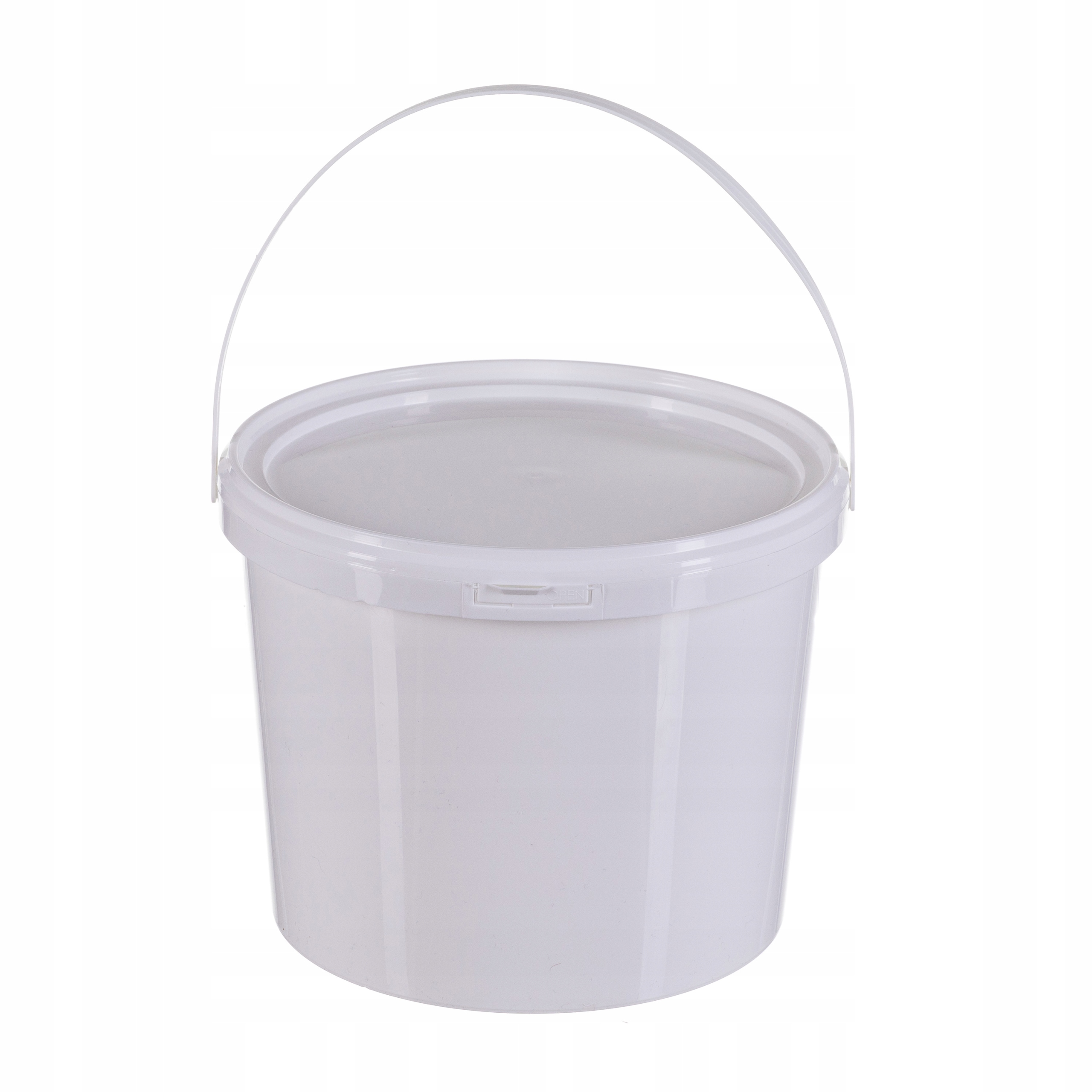 WIADRO WIADERKO PLASTIKOWE Z POKRYWKĄ 5 L ATEST! Pojemność 5 l