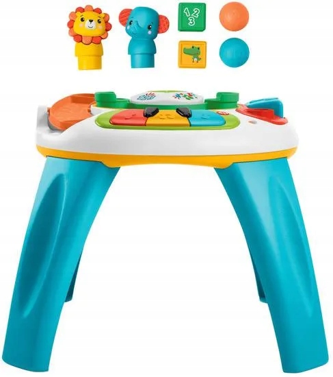 Stolik edukacyjny Fisher-Price Przyjaciele dżungli z muzyką