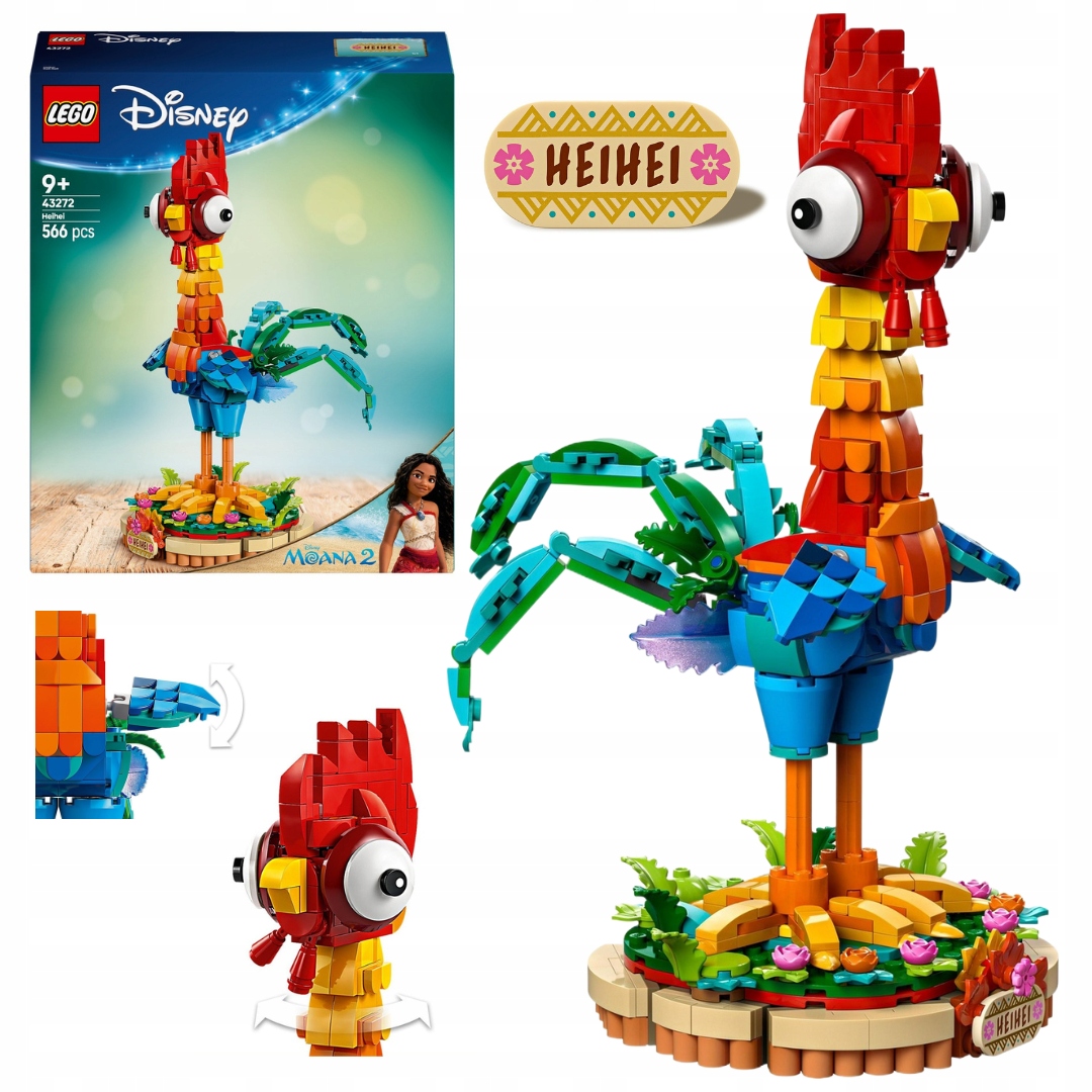 Lego Disney 43272 Heiheia Kuřecí figurka Květiny Vaiana a Vaiana 2