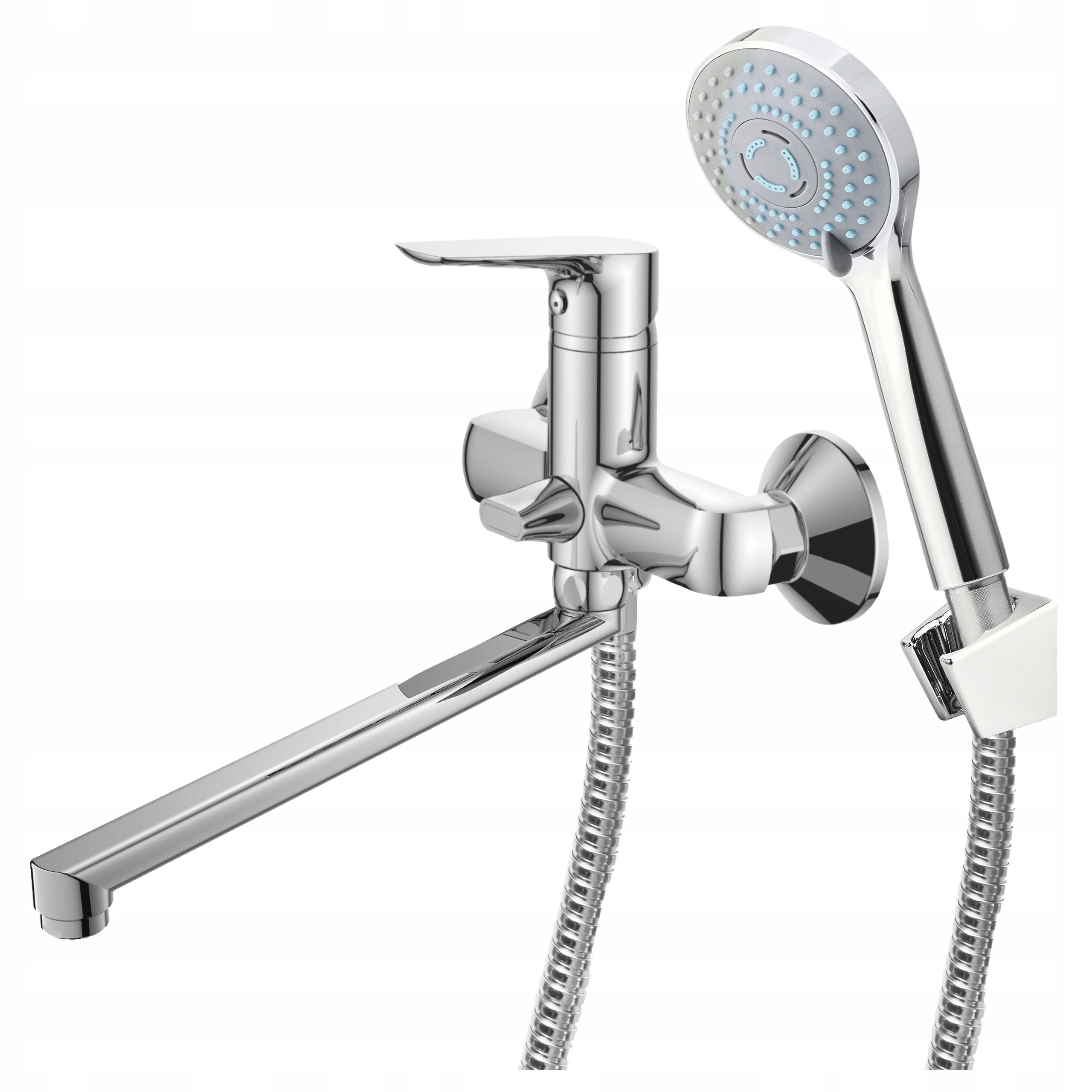 Vanová nástěnná baterie Dlouhý výtokové ramínko 35 cm Baterie do vany koupelny Sotbe