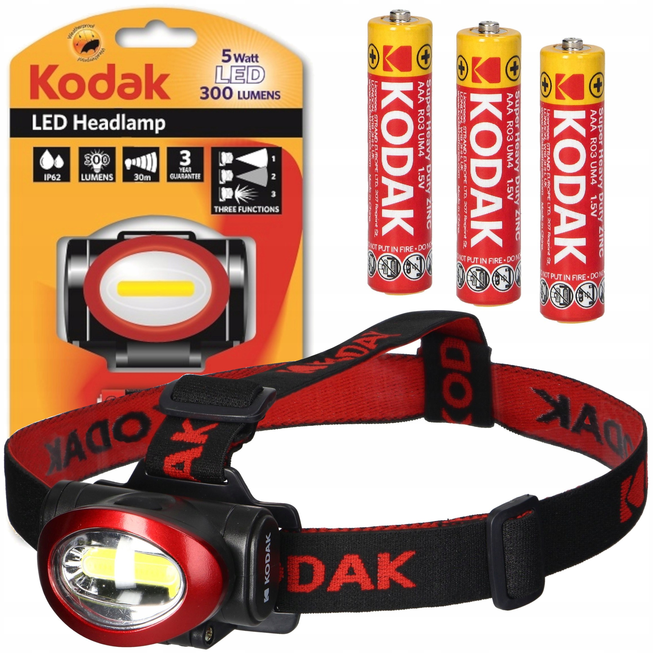 Latarka czołowa Kodak 300 lm Led