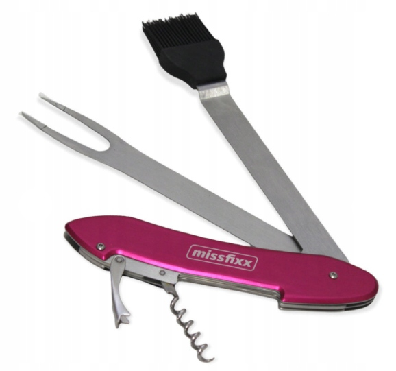 ZESTAW DO GRILLOWANIA MULTITOOL BBQ KAMPING 30 cm