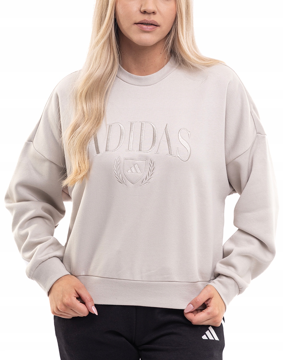 Mikina adidas Dresová Sportovní Logo bez kapuce Bavlněná vel L