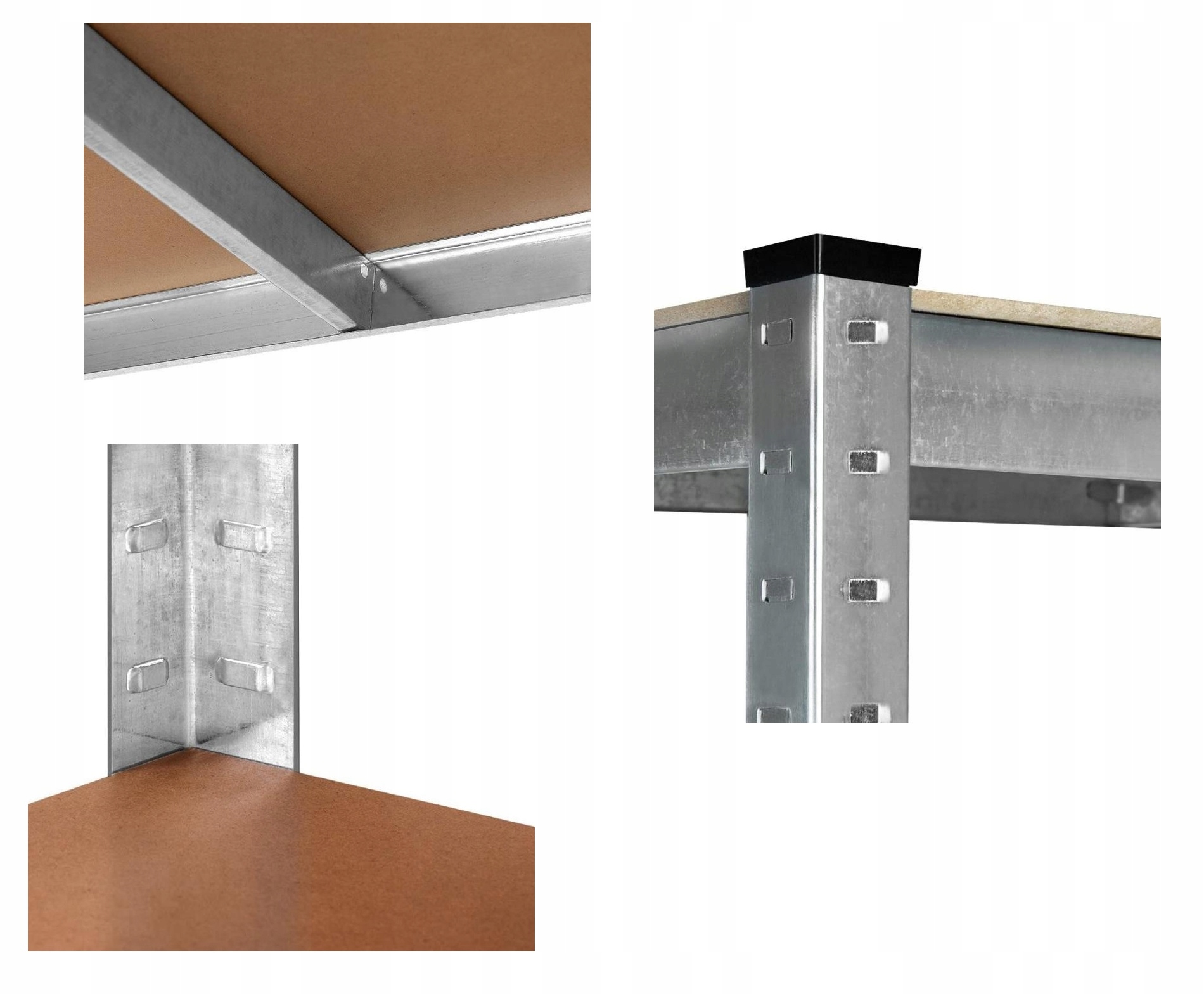 DUŻY REGAŁ STOJAK MAGAZYNOWY METALOWY 875KG GARAŻ Rodzaj stojące