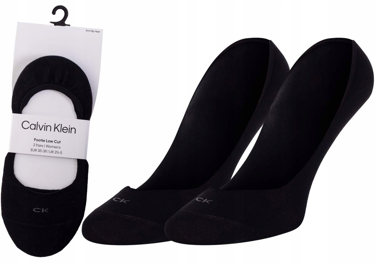 

Calvin Klein Skarpetki Stopki 2 Pary Black r.35-38