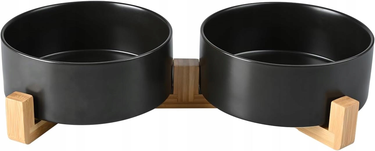 Zestaw dwóch misek ceramiczna Spunkyjunky czarny