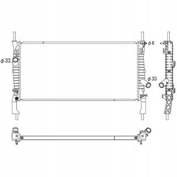 Chłodnica Ford Transit Vii 04 2006