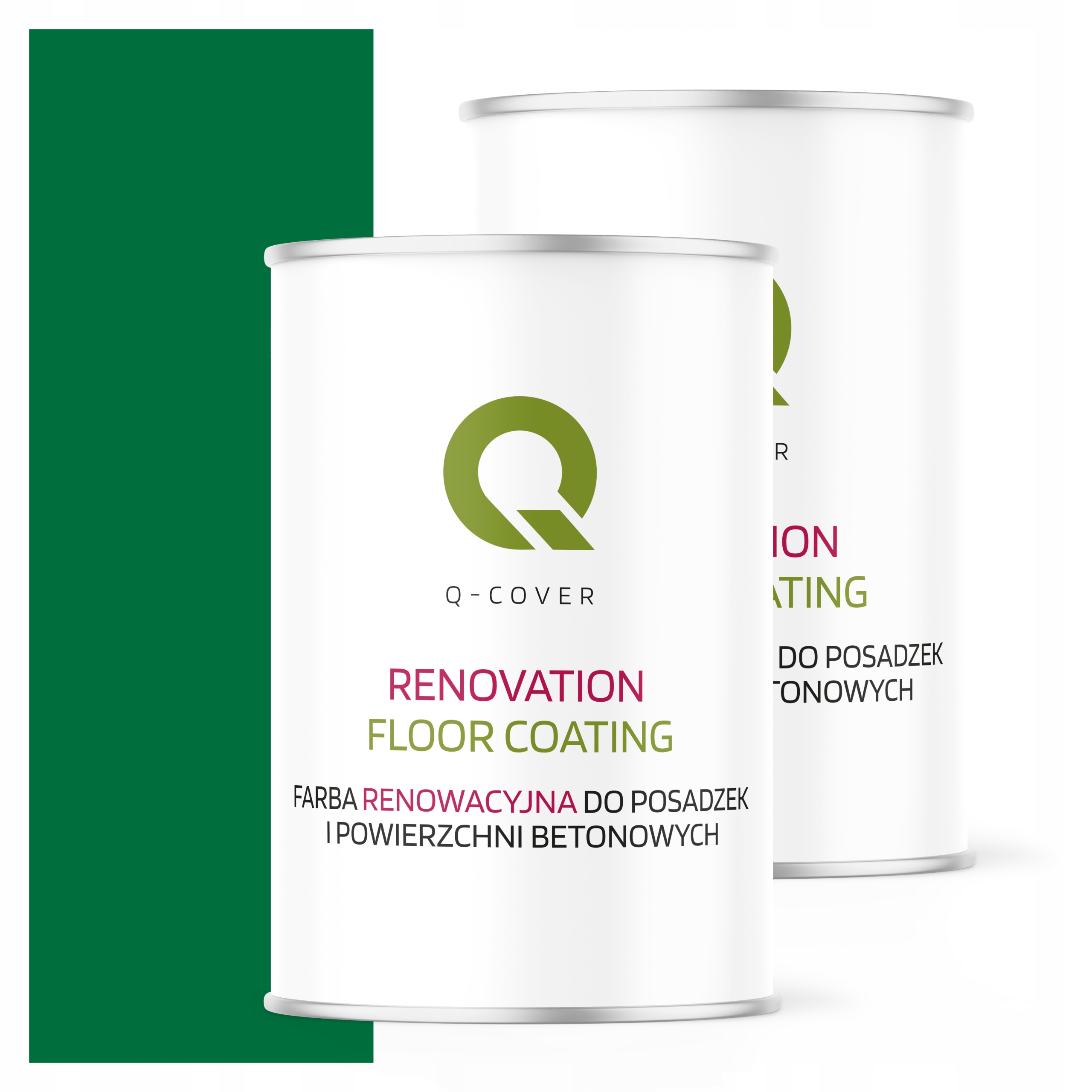 Ochranná farba na betónové podlahy Renovačná zelená 6029 Polomat 1L