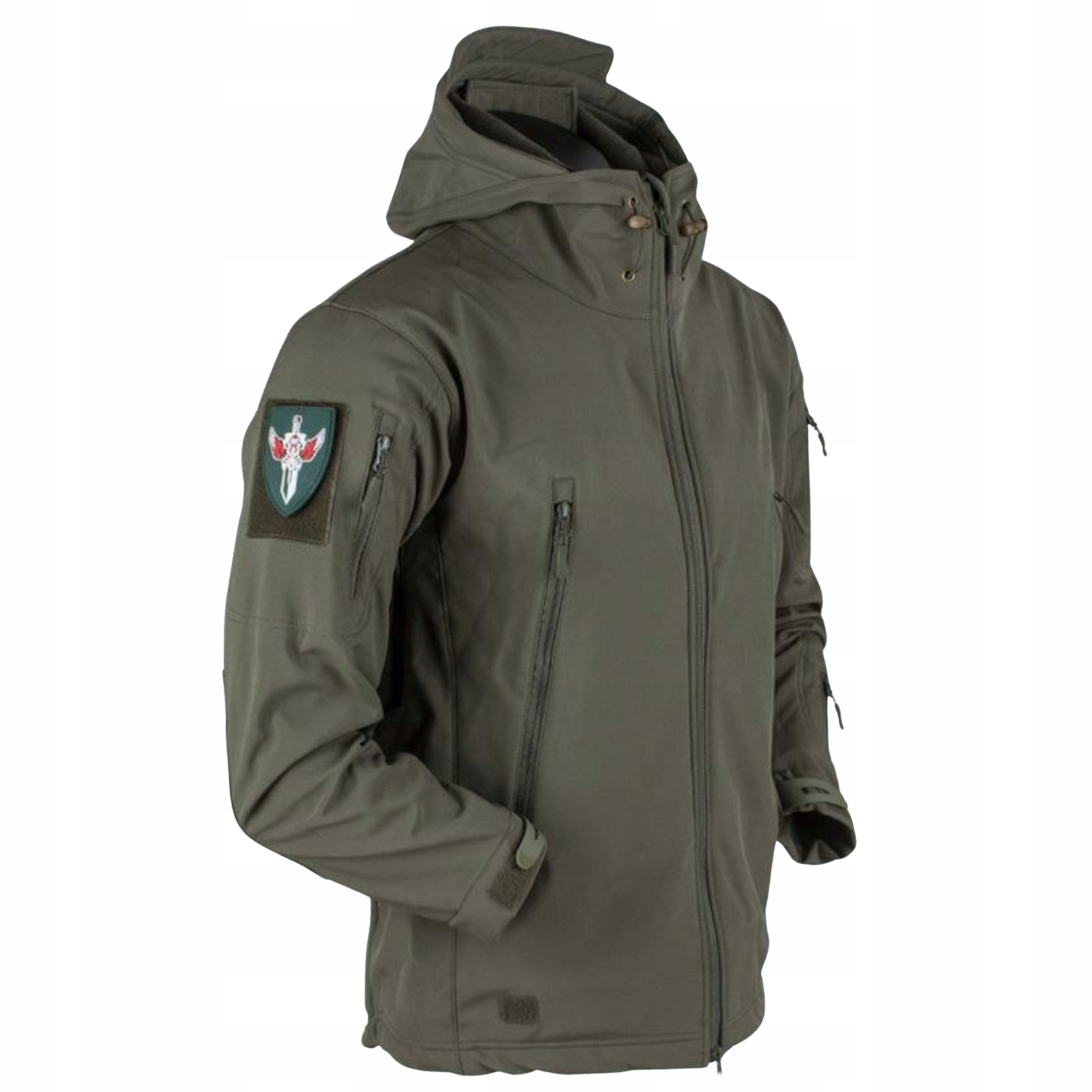 Kurtka taktyczna męska z kapturem wodoodporna