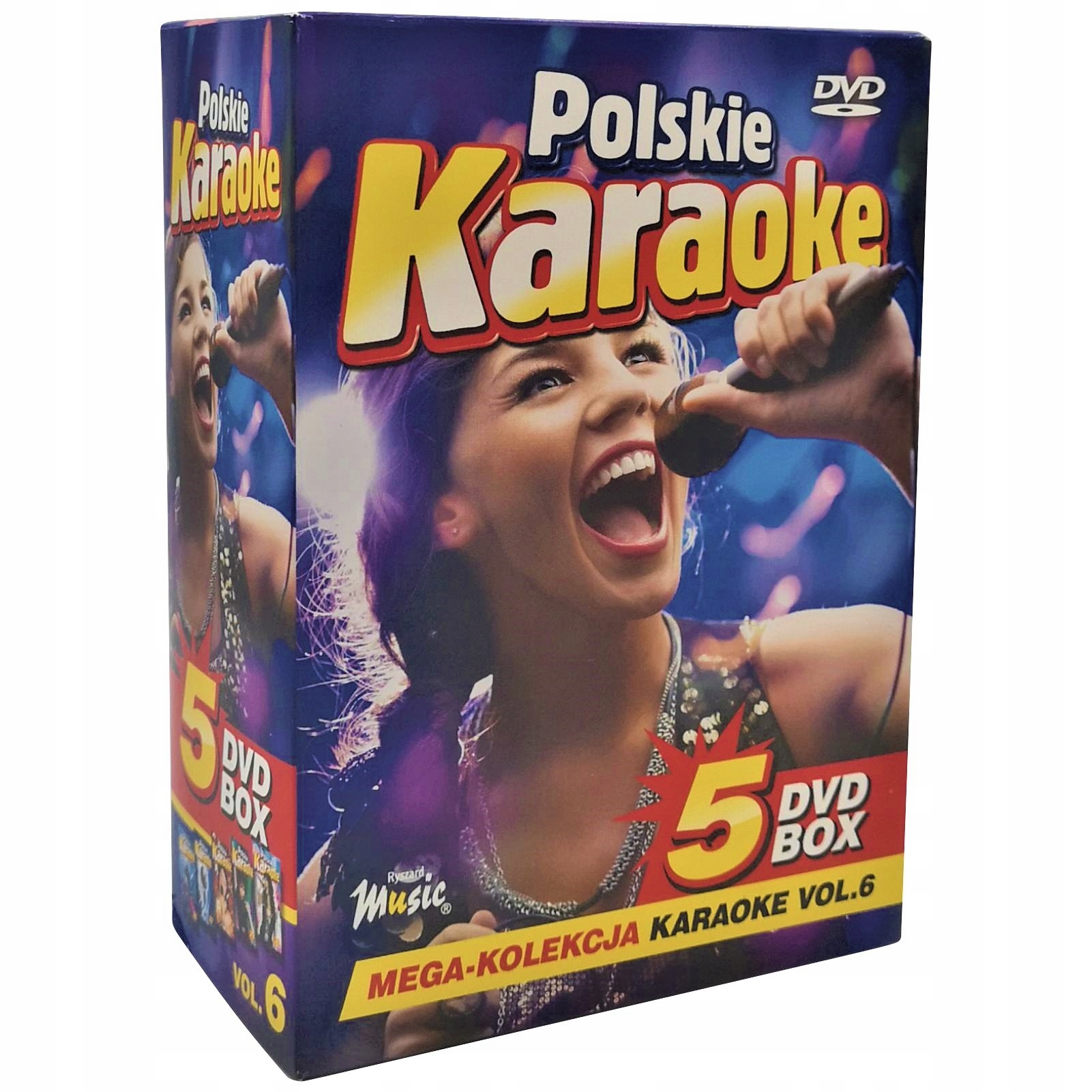 Płyta 5 DVD karaoke Polskie karaoke vol 6 Ostatnie sztuki EAN (GTIN) 05902143782780