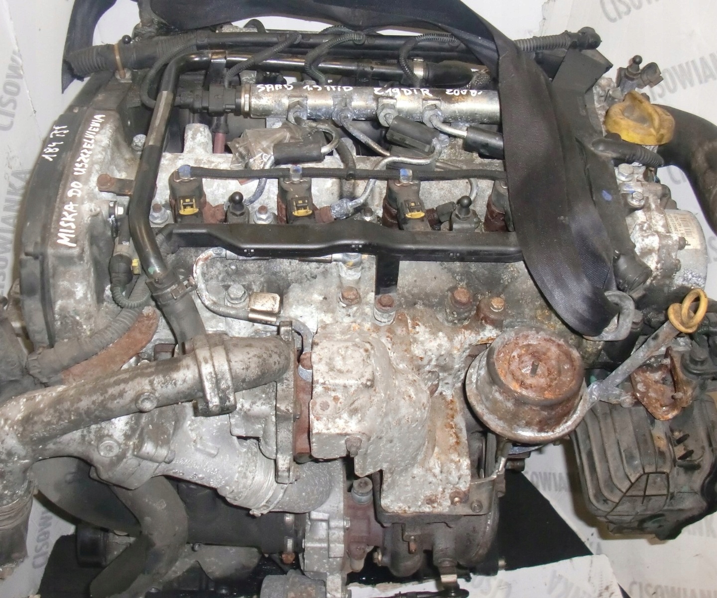 SAAB 9-3 II 1.9TTID BITURBO 180KM 2008 Z19DTR engine 184 TYS KM
