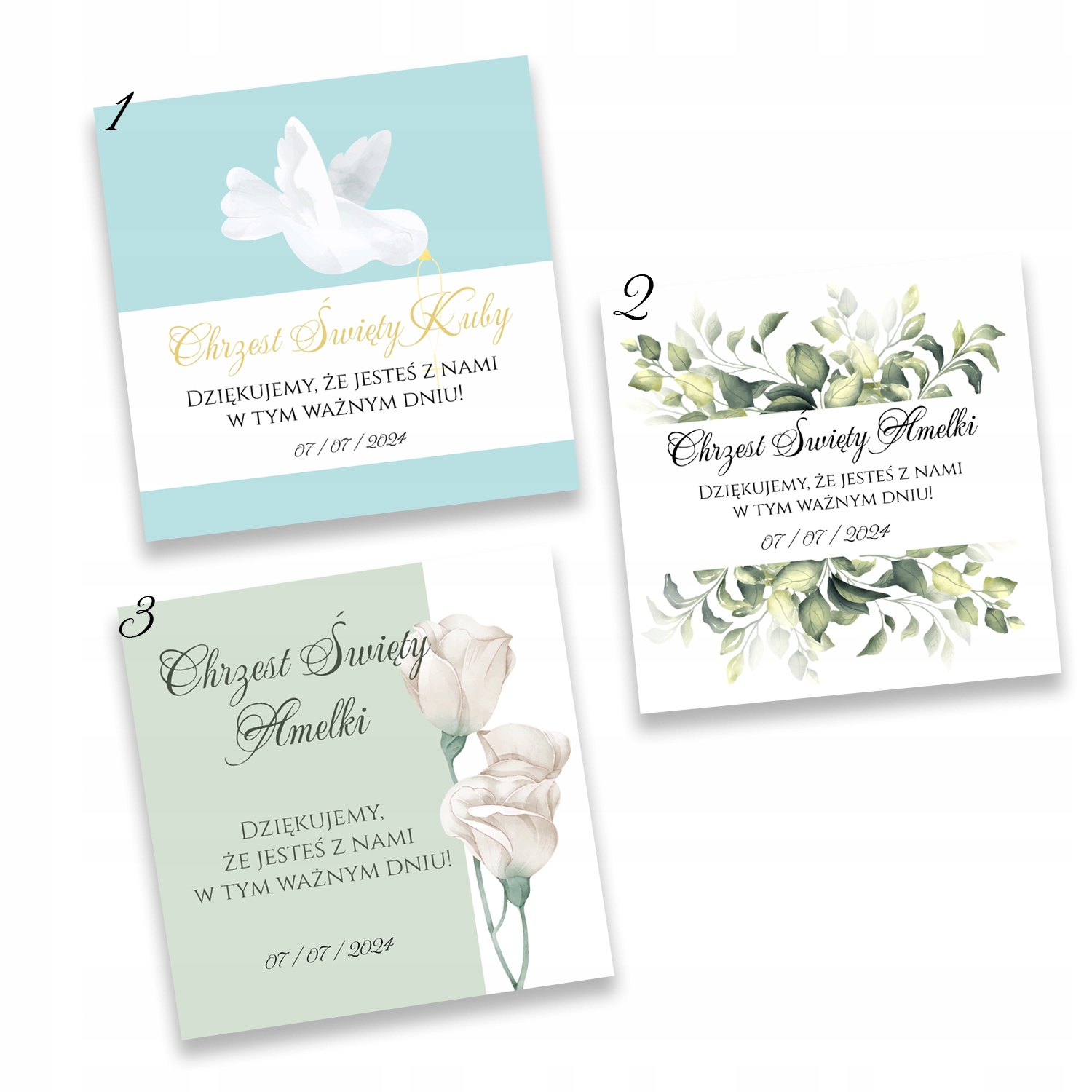 PODZIĘKOWANIE DLA GOŚCI UPOMINEK BRELOK ANIOŁEK CHRZEST PAMIĄTKA Marka inna