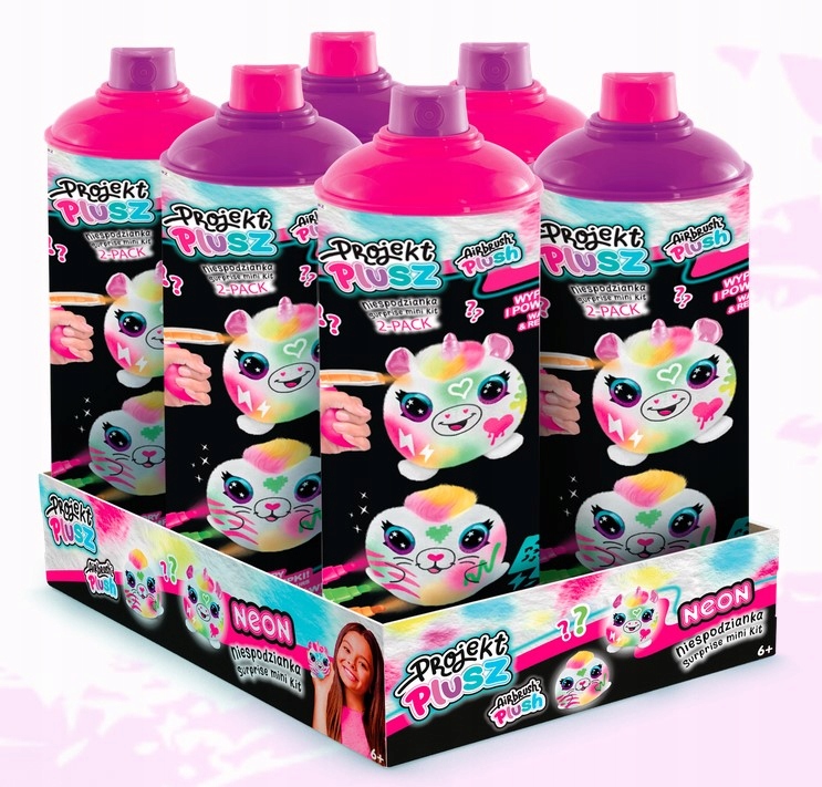 PROJEKT PLUSZ 2PAK NEON Rodzaj malowanki