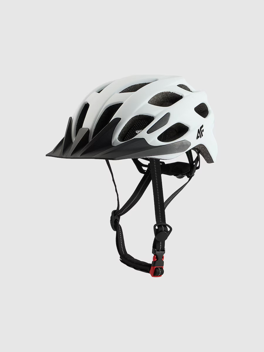 Cyklistická Přilba 4F Unisex Pánská Dámská S 51-54 CM Bílá U135 SS26