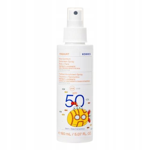 Korres Jogurtový ochranný emulzní ve spreji pro děti SPF50+ 150 Ml