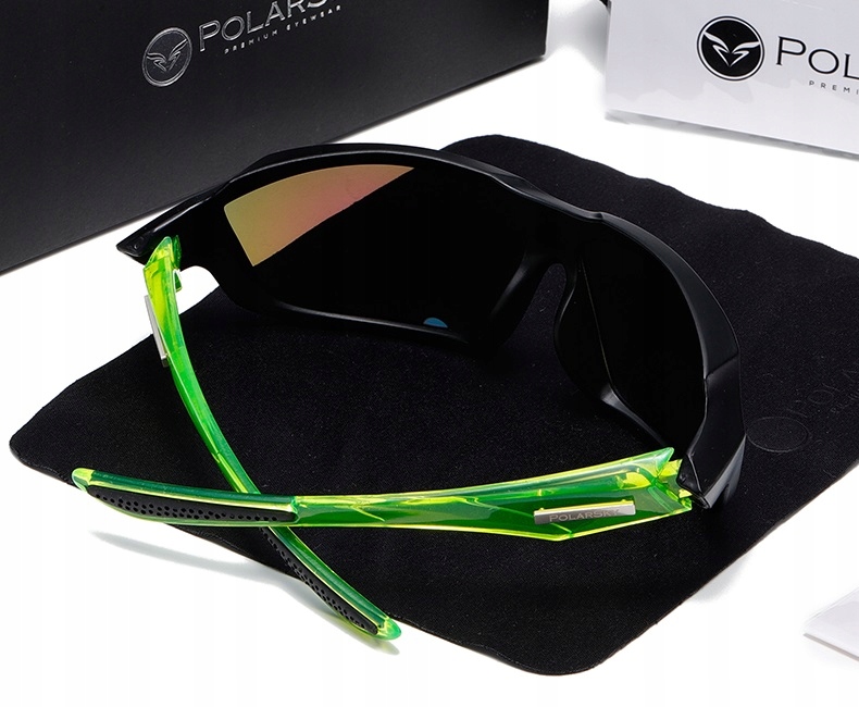 Okulary sportowe PREMIUM POLARIZED rower PolarSky w zestawie — 14