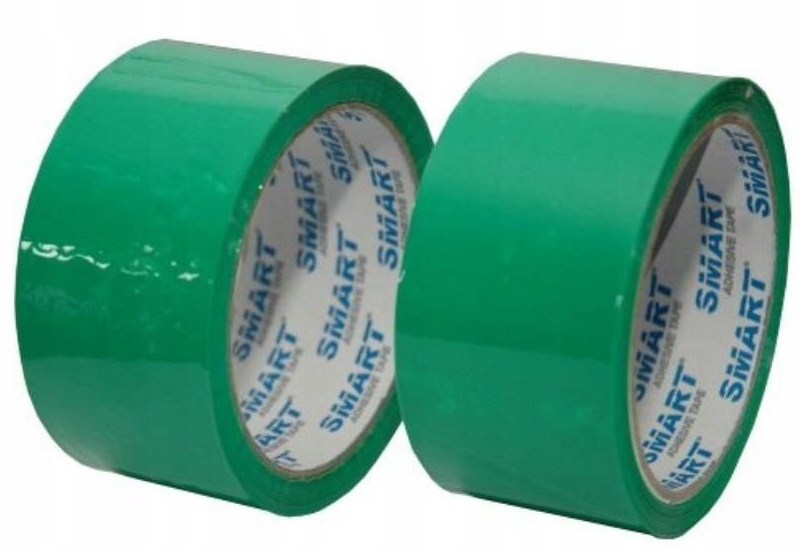 zielona TAŚMA PAKOWA KLEJĄCA 48/50