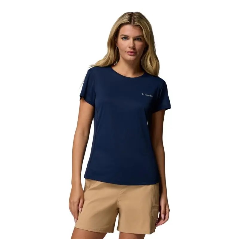 Columbia koszulka damska Zero Rules Light Ss Crew Collegiate Navy rozmiar S