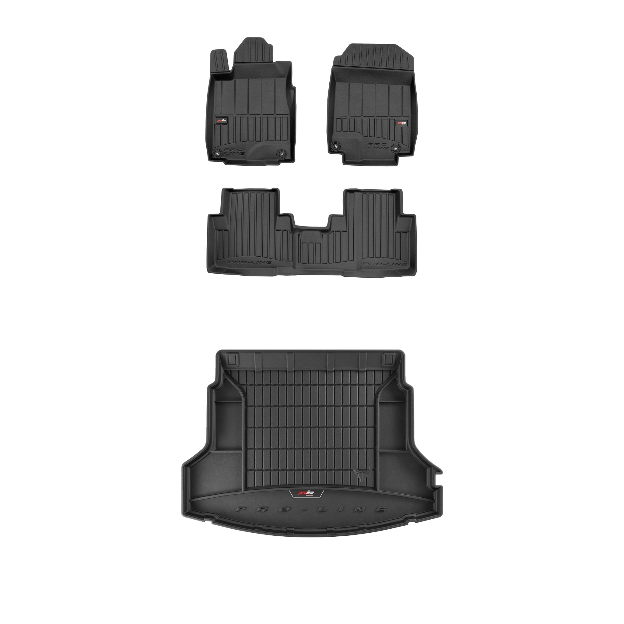 Frogum 3D sada gumových koberců a rohoží s logem pro Honda Cr-v IV 2012-2019