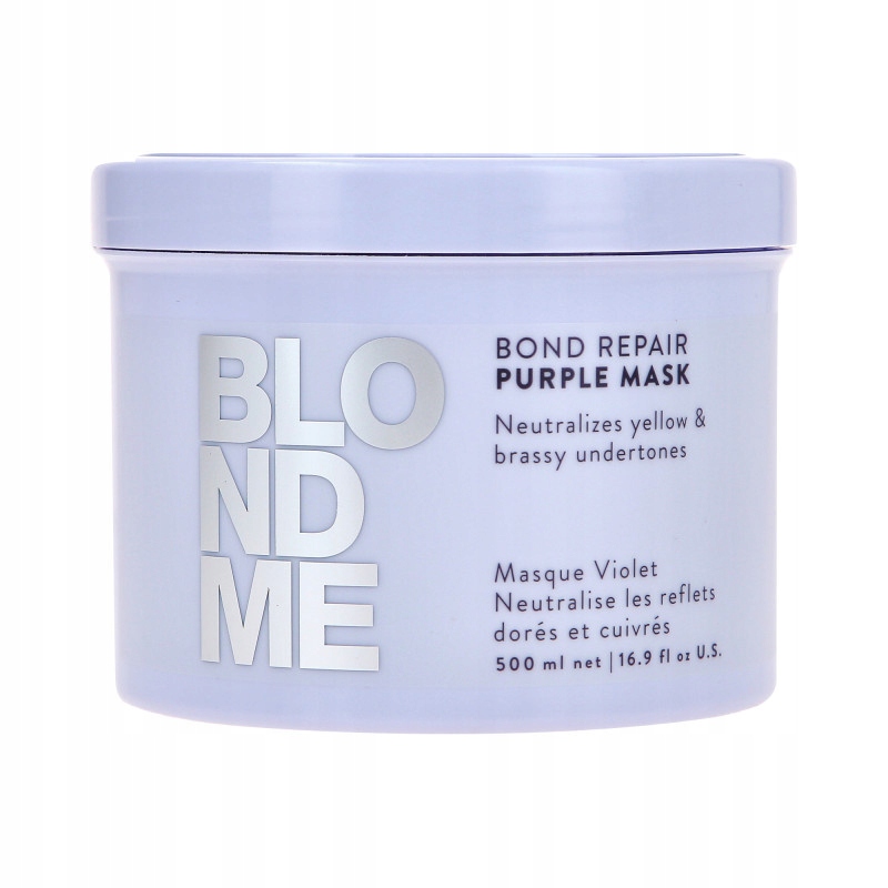 Schwarzkopf BlondMe Bond, Neutralizující maska pro šedivé a blond vlasy 500