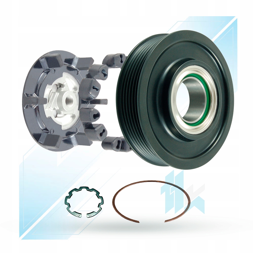 SPRZĘGŁO SPRĘŻARKI Klimy VW Fox 6Z Denso 6SEU14C Numer katalogowy części 110D6E4603