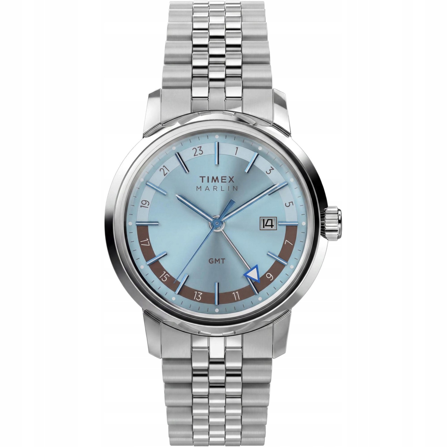 Pánské Hodinky Timex TW2Y84100 stříbrný náramek