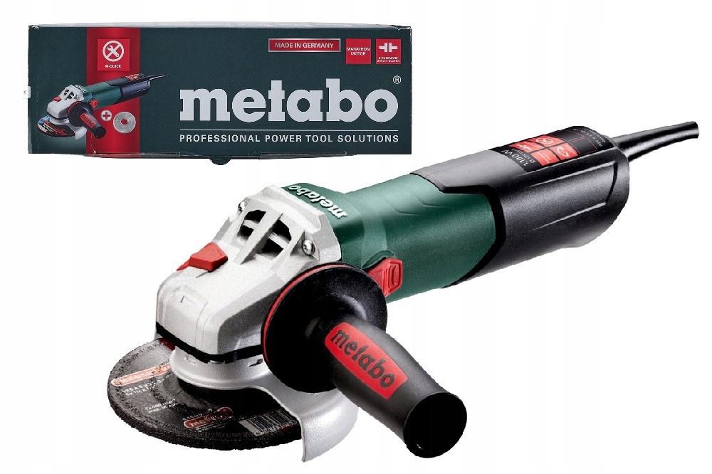 Metabo Szlifierka Kątowa 125mm 1100W Z Reg. Obr. Wev 11-125 Quick 603625000