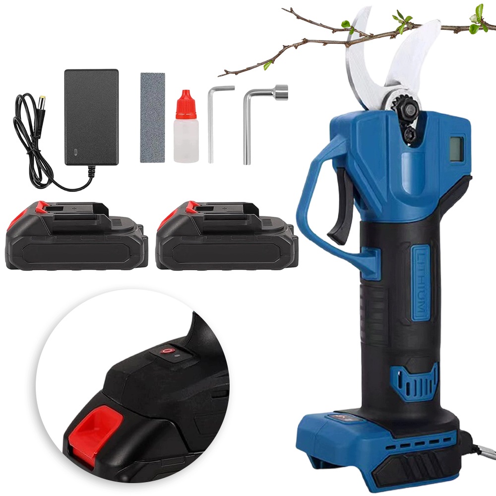 Zahradní nůžky Bedee 30 mm SK5 2 Baterie 1300 mAh pro větve a keře