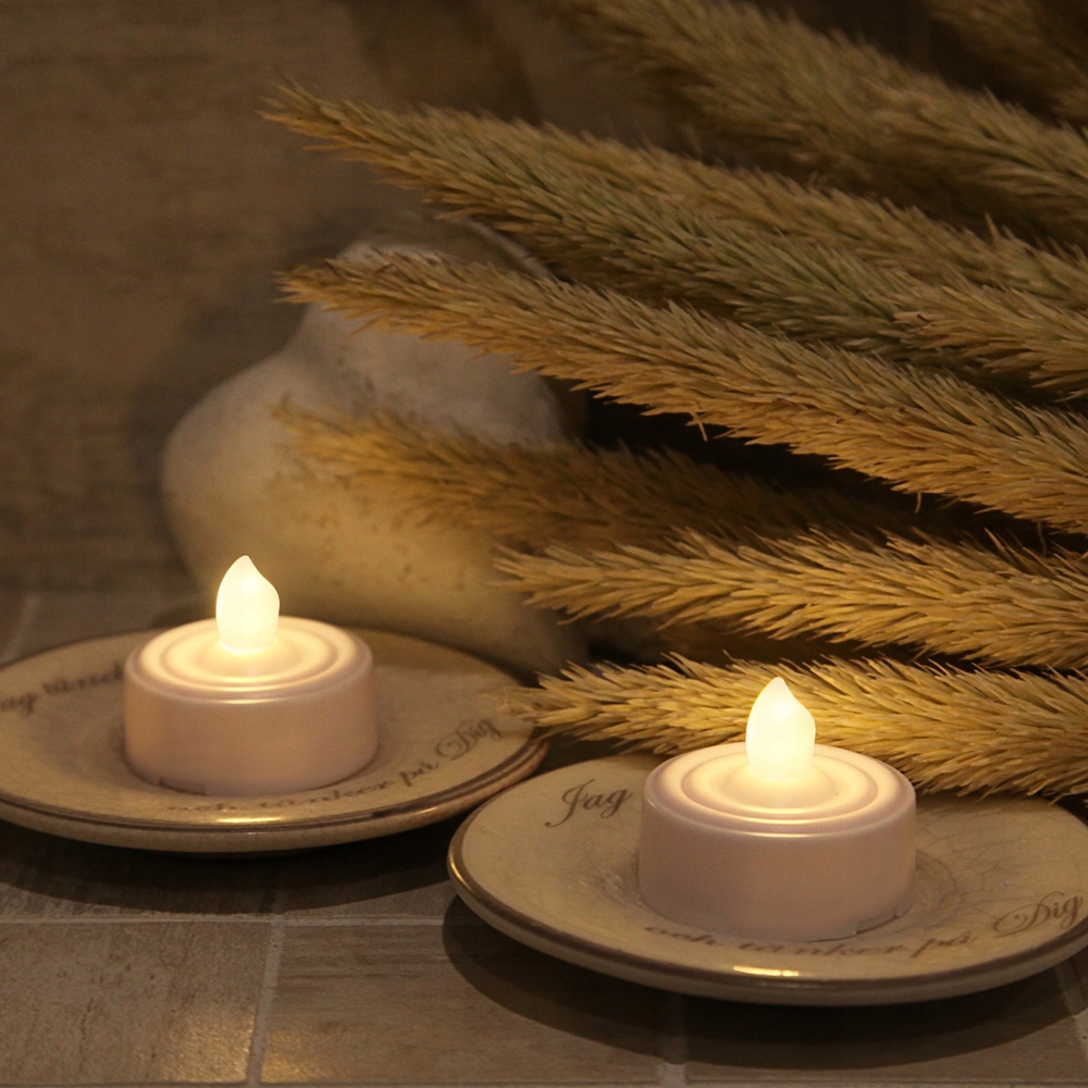 Swiece LED plastikowe tealight białe 3cm z timerem Rodzaj LED