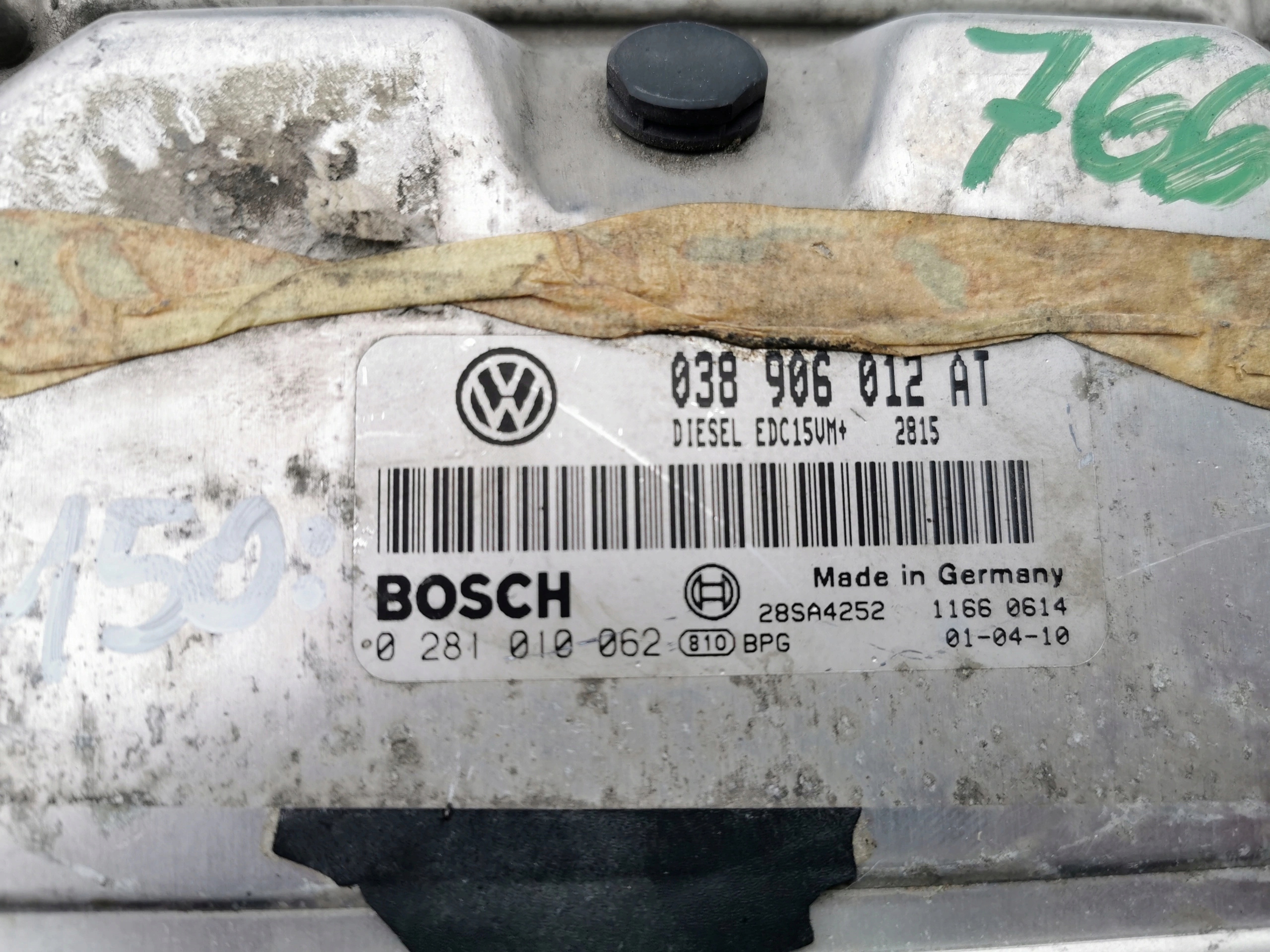 SEAT TOLEDO 1.9TDI 0281010062 038906012AT Computer