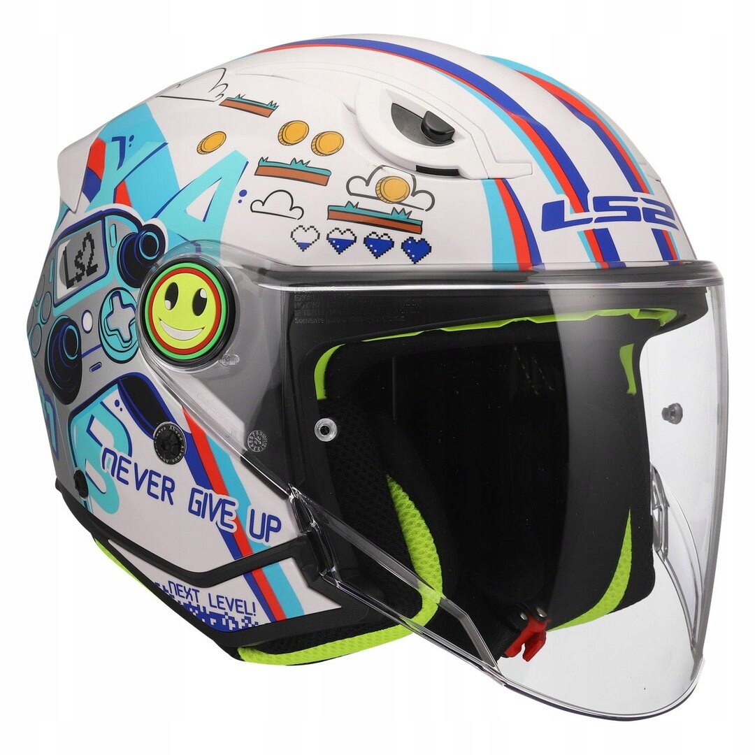 Kask motocyklowy dziecięcy LS2 Funny II Junior otwarty roz. S