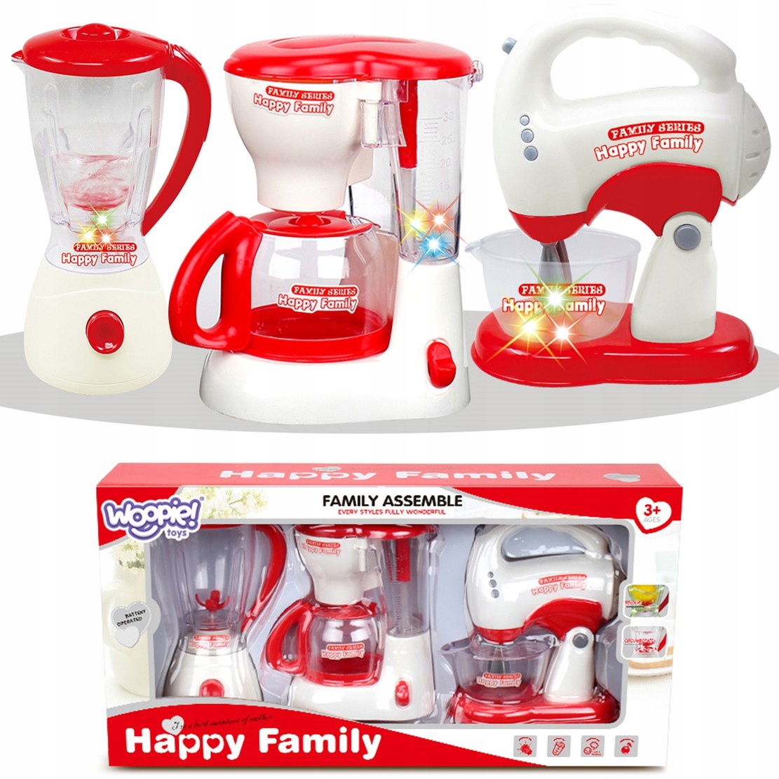 

Zestaw Agd 3w Mikser Blender Robot Kuchenny Woopie