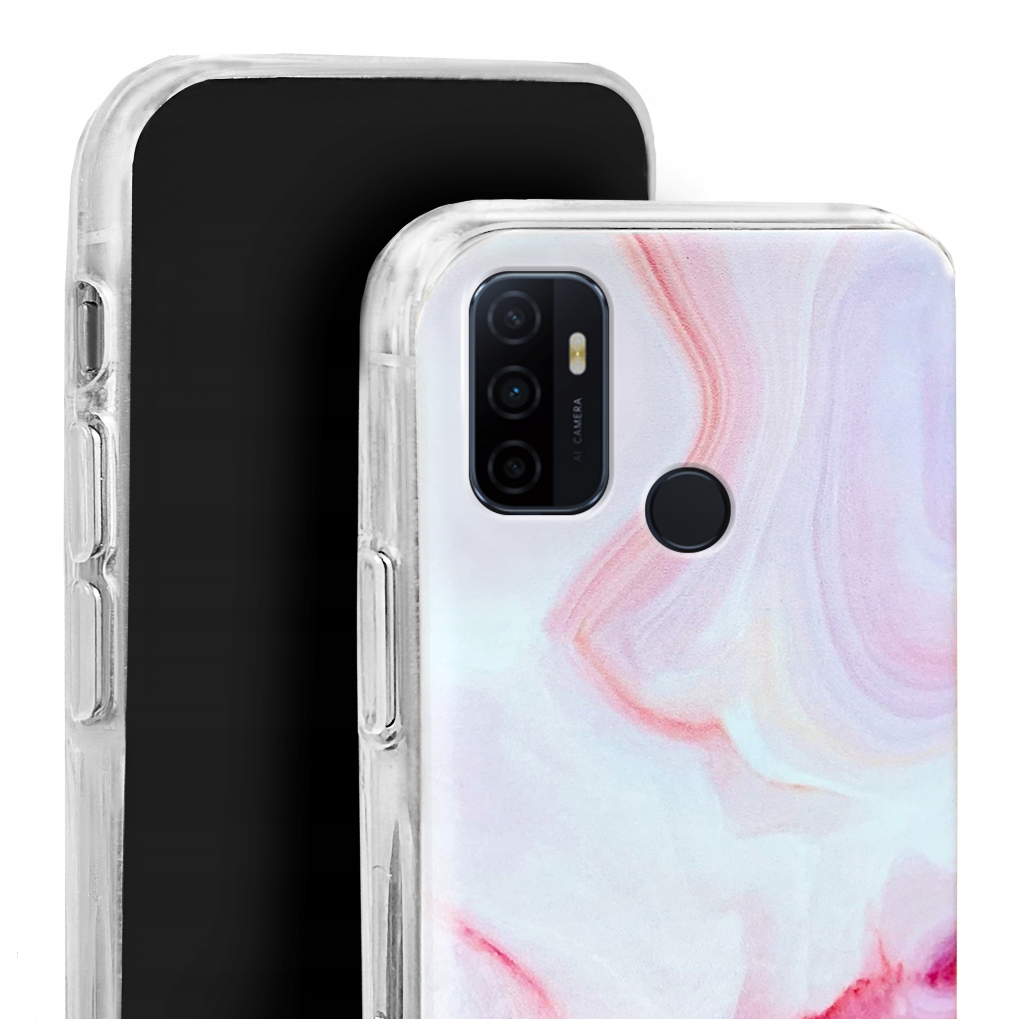 

Etui do Oppo A53 case guma wzory +Szkło
