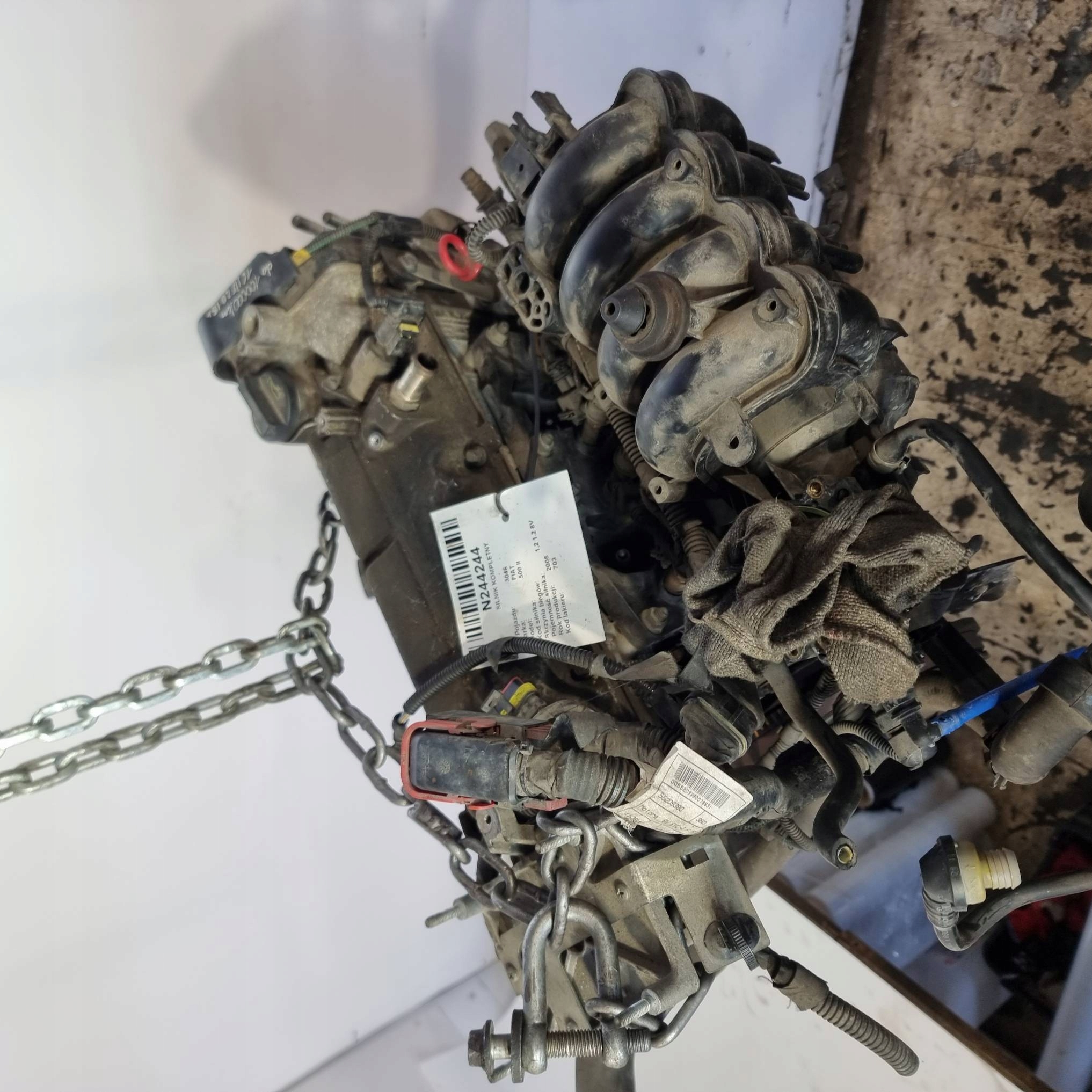 engine complete 169A4000 1.2 8V 85 TYS FIAT 500 II