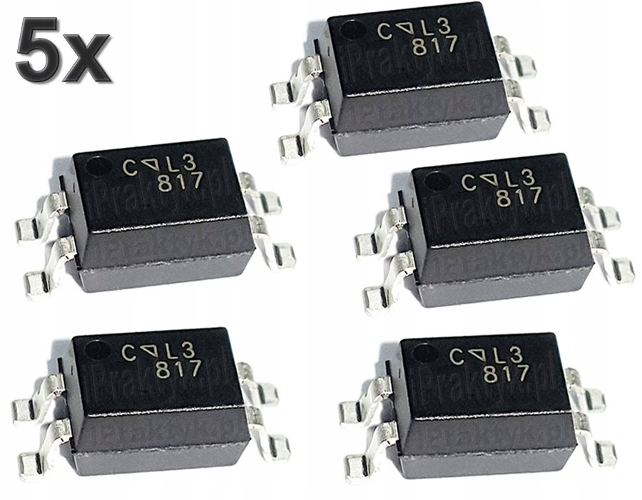 5x PC817 / EL817 Optoizolator Optocoupler SMD Sklep, Opinie, Cena w