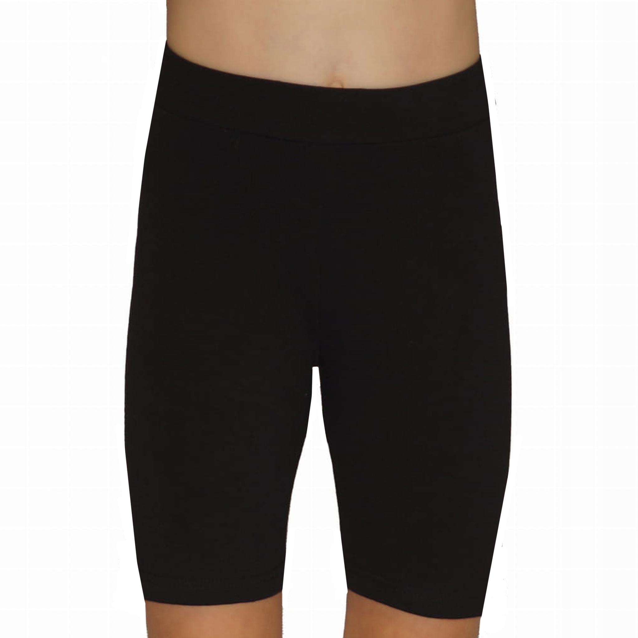 LEGGINSY DZIEWCZĘCE KOLARKI CZARNE KRÓTKIE NA WF DO SZKOŁY CIENKIE NA LATO Liczba sztuk w ofercie 1 szt.