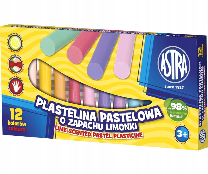 

Plastelina o zapachu limonki Astra