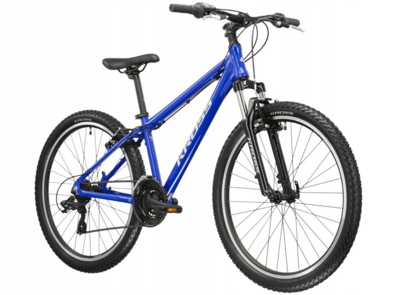 Rower górski Mtb Kross Hexagon 1.0 M19 26 cali męski Niebiesko-srebrny