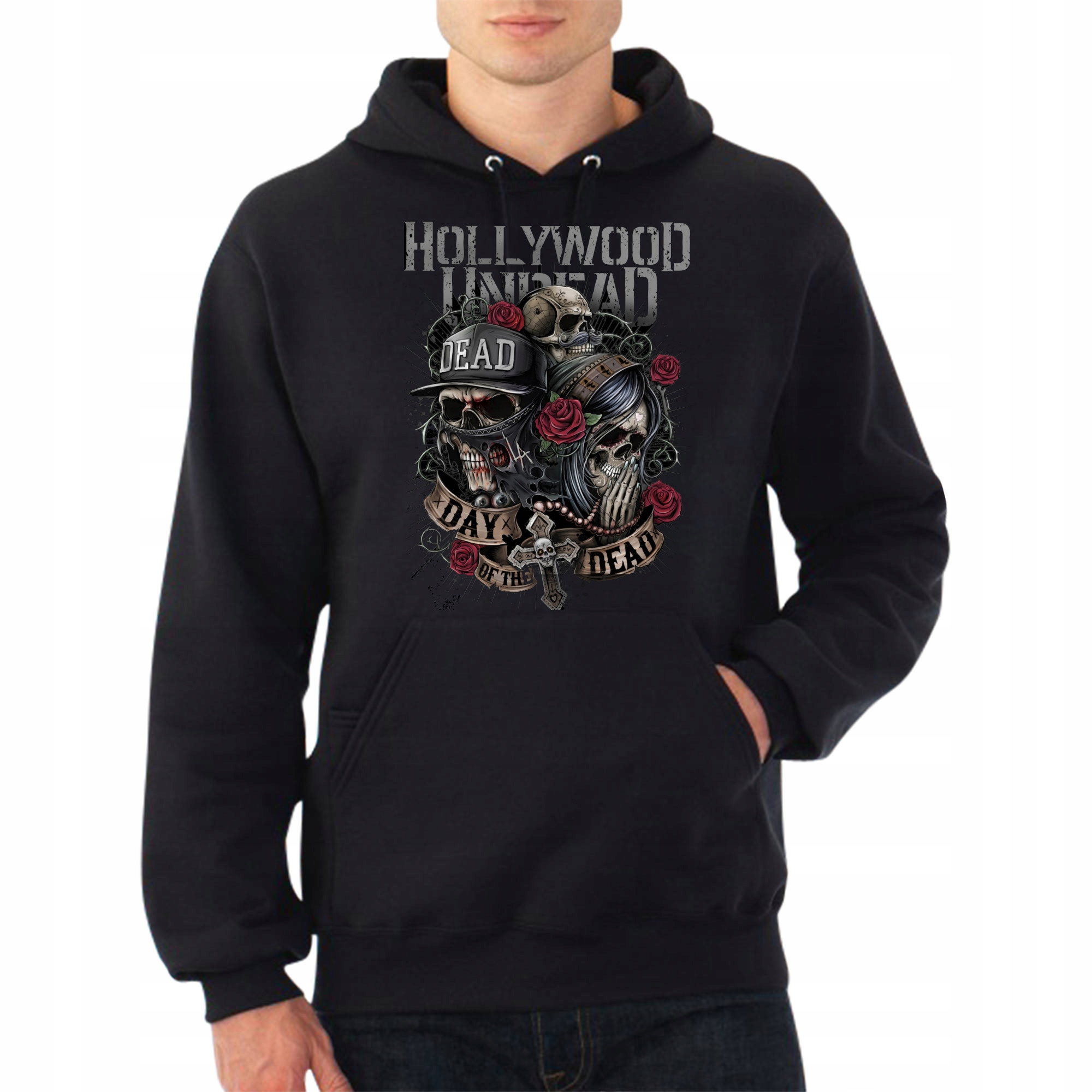 

Hollywood Undead Bluza męska z kapturem 4 Wzory S