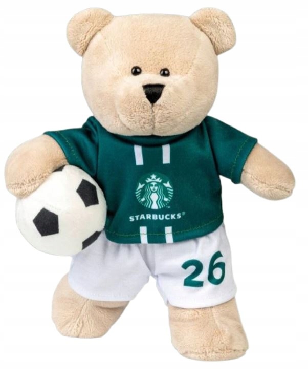 Starbucks Bearista Football Miś Piłkarz Maskotka Pluszak