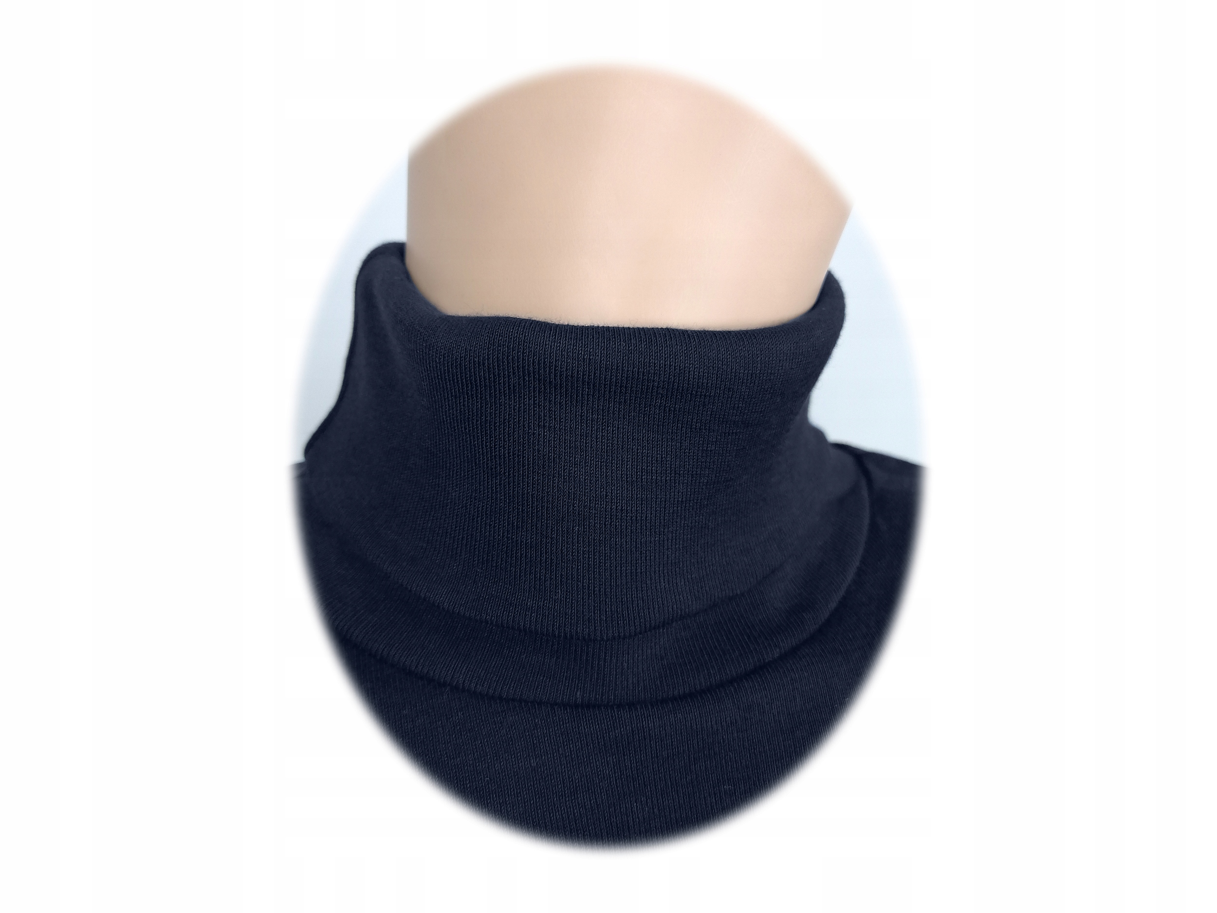 Bawełniany Golf TAI-PAN na długi rękaw granat M Rozmiar M