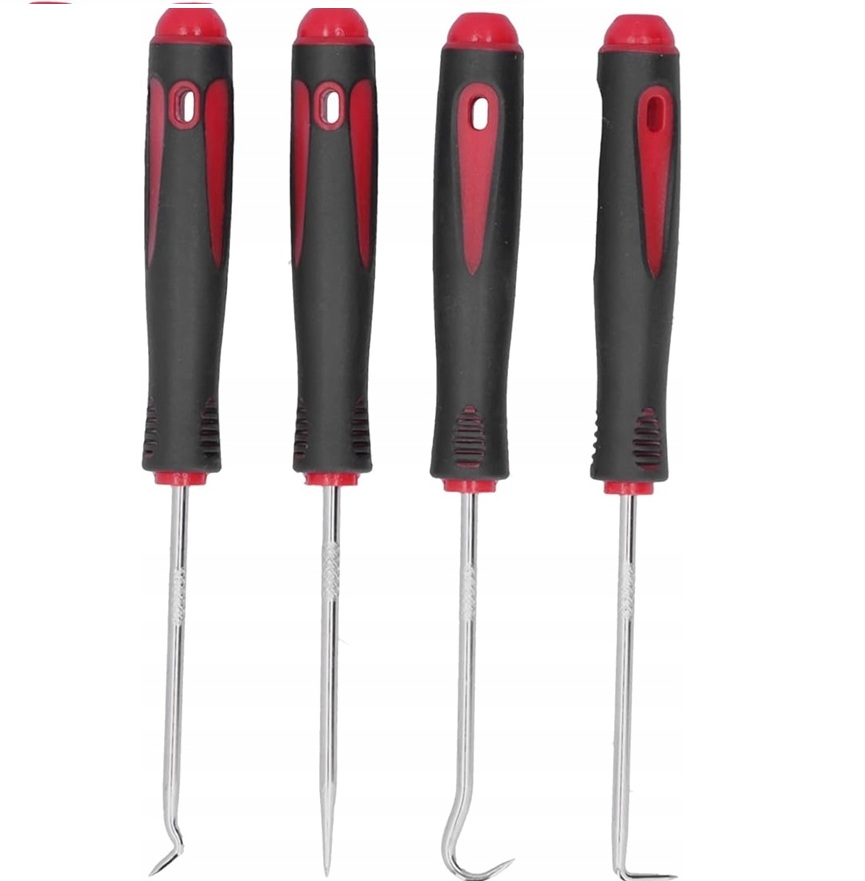 Zestaw Haczyków Grotów Monterskich Serwisowych Do Uszczelek Tapicerki 4 Szt