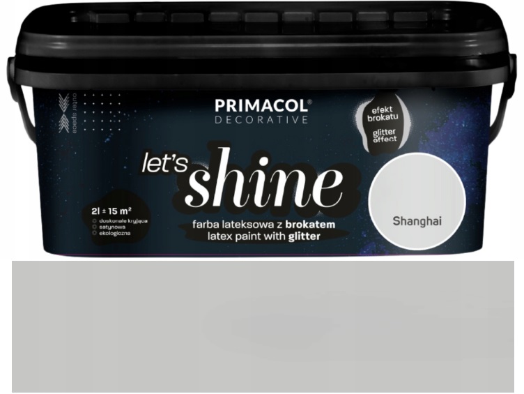 Primacol Decorative Let`s Shine Farba Z Brokatem Szanghaj Shanghai 2L