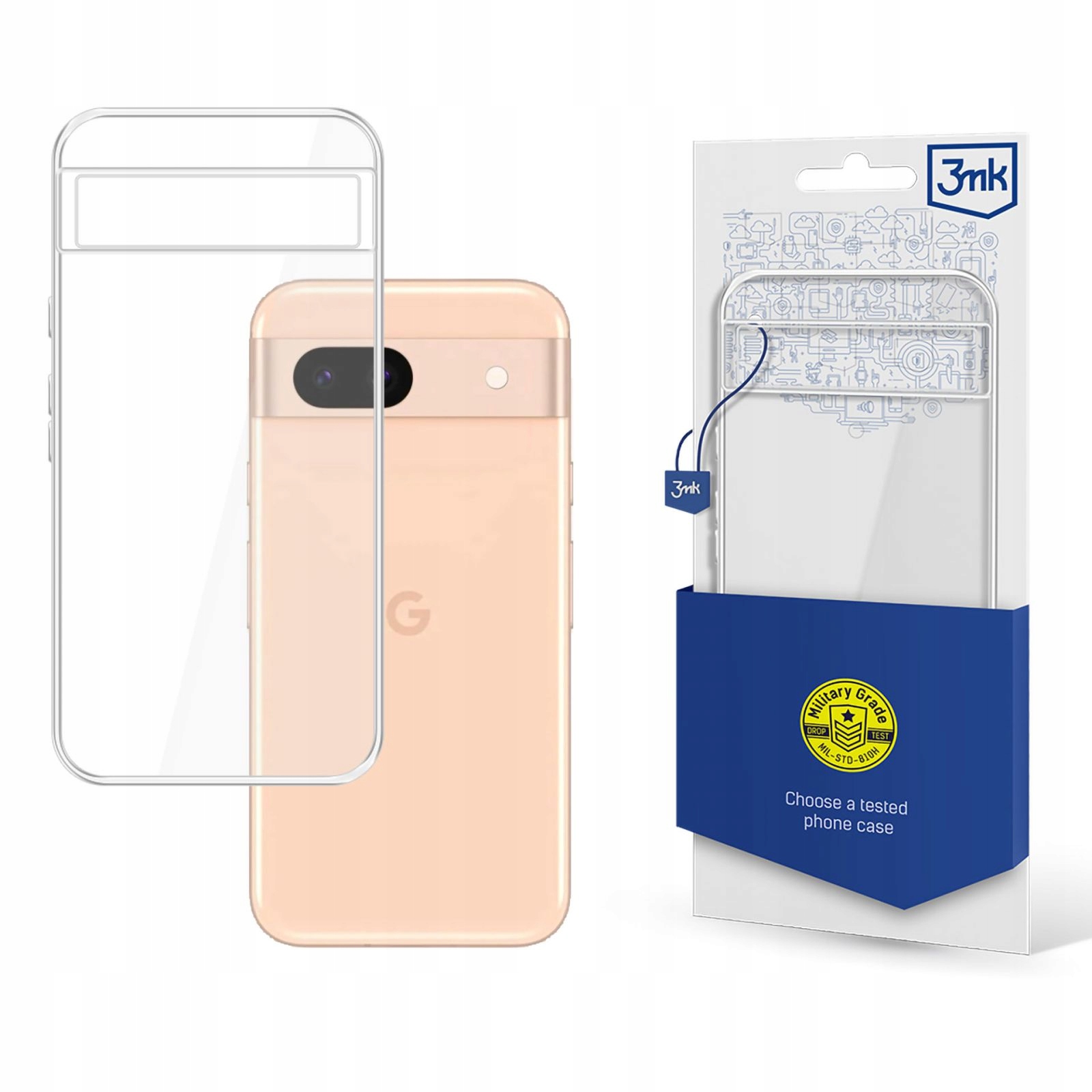 Etui 3mk Armor Case na Motorola Razr 50 przezroczyste 3mk Protection