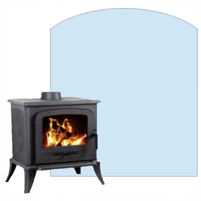 Szyba Hartowana Pod Kominek Piecyk 80x70 cm Typ Inne elementy